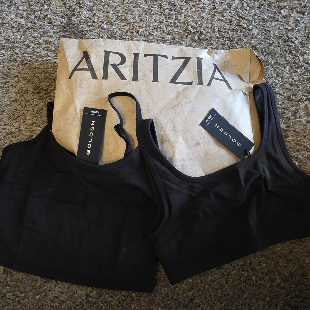 Aritzia Golden NWT 2 Piece Small